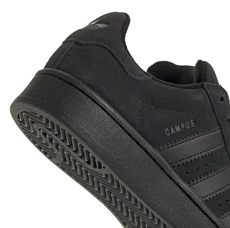 adidas Black Retro Low-Top Lace-Up Sneakers