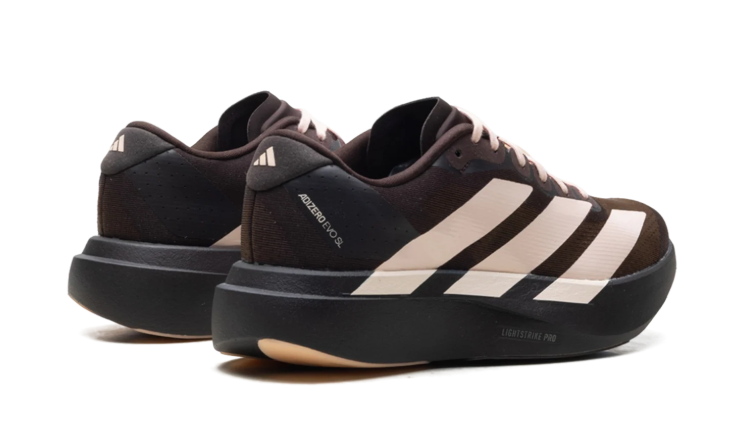 adidas Dark Brown & Cream Oversized 3-Stripes Low-Top Lace-Up Sneakers