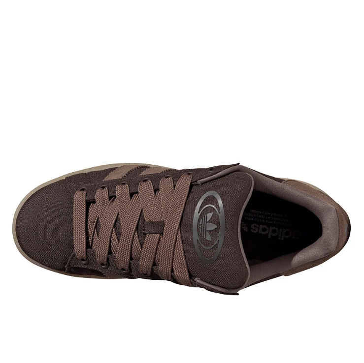 adidas Dark Brown & Taupe Textured Low-Top Lace-Up Sneakers
