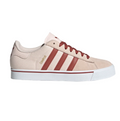 adidas Beige & Brick Red Low-Top Lace-Up Sneakers