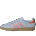 adidas Light Blue & Pink Orange-Heel Low-Top Lace-Up Sneakers