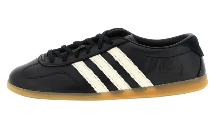 adidas Black & Cream T-Toe Low-Top Lace-Up Sneakers