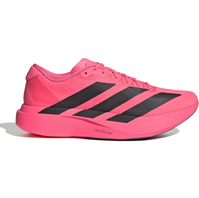 adidas Pink & Black Low-Top Lace-Up Sneakers