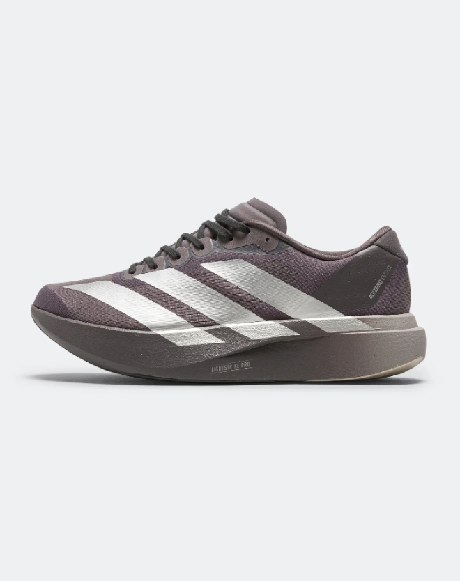 adidas Taupe & Silver Mesh Low-Top Lace-Up Sneakers