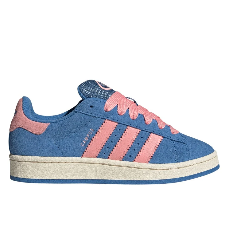 adidas Blue & Pink Retro Low-Top Lace-Up Sneakers