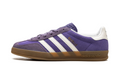 adidas Purple & White T-Toe Low-Top Lace-Up Sneakers
