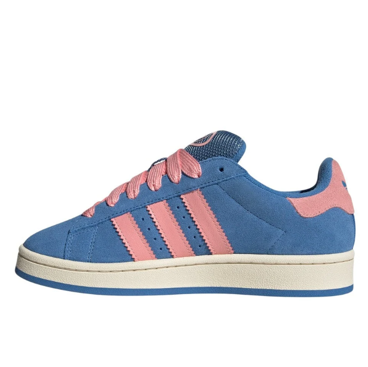adidas Blue & Pink Retro Low-Top Lace-Up Sneakers