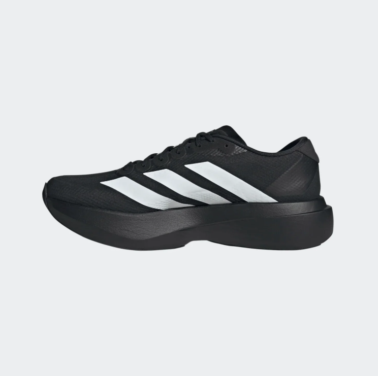 adidas Black & White Oversized 3-Stripes Low-Top Lace-Up Sneakers