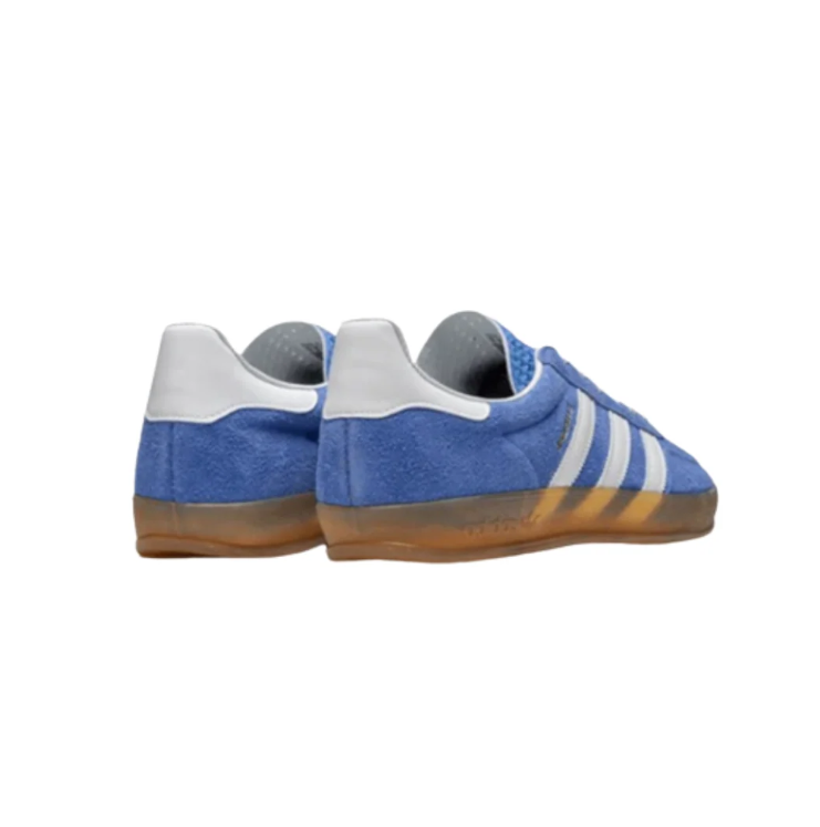adidas Blue & White T-Toe Low-Top Lace-Up Sneakers
