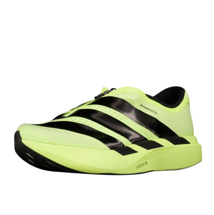adidas Neon Yellow & Black Zip-Front Low-Top Sneakers