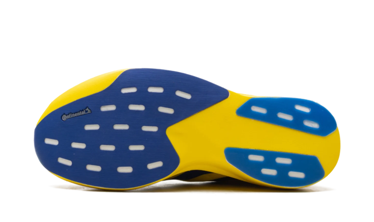 adidas Yellow & Blue Mesh Low-Top Lace-Up Sneakers