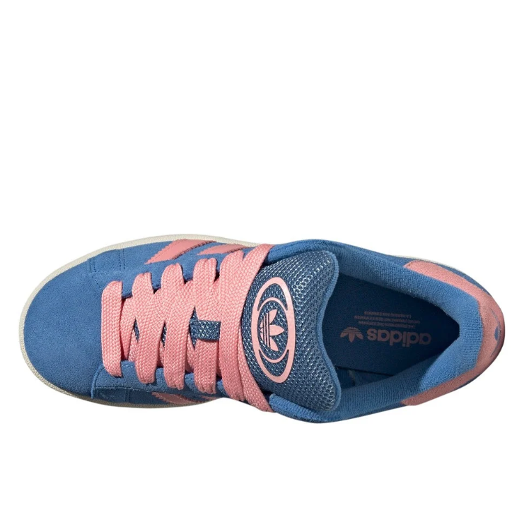 adidas Blue & Pink Retro Low-Top Lace-Up Sneakers