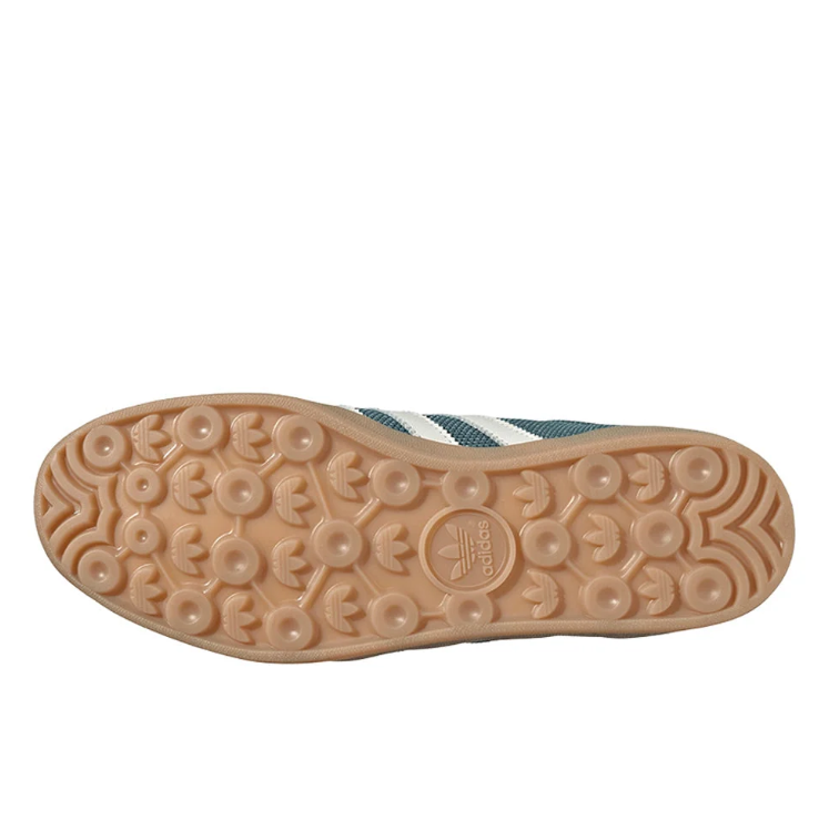 adidas Teal & Cream Mesh T-Toe Low-Top Lace-Up Sneakers