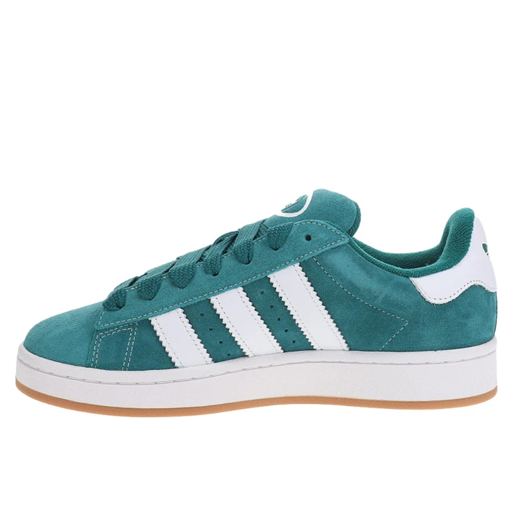 adidas Teal & White Retro Low-Top Lace-Up Sneakers