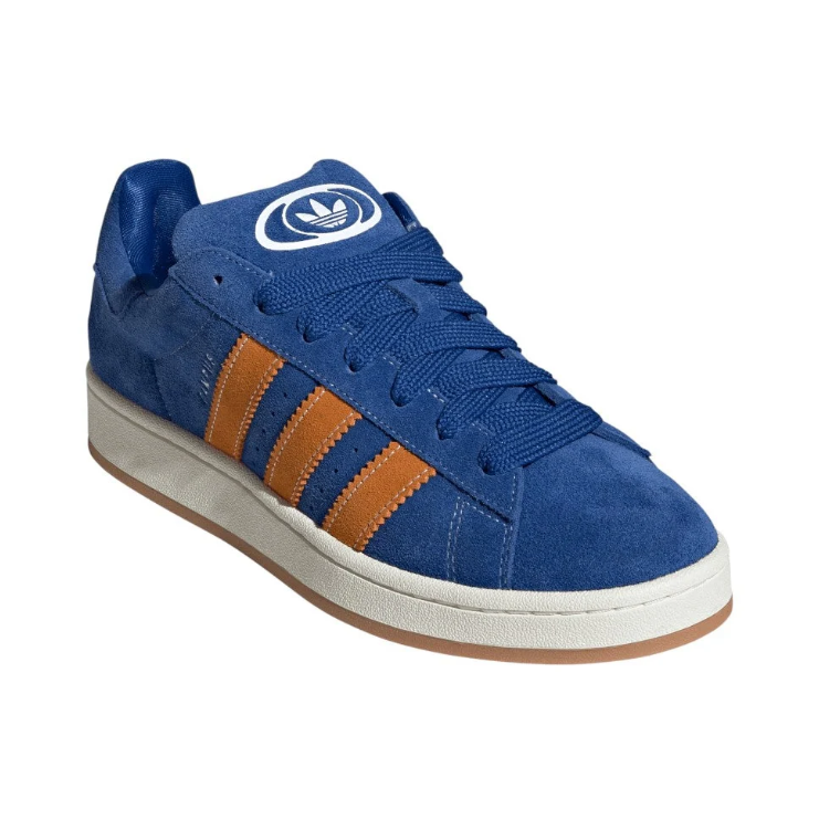 adidas Royal Blue & Orange Retro Low-Top Lace-Up Sneakers