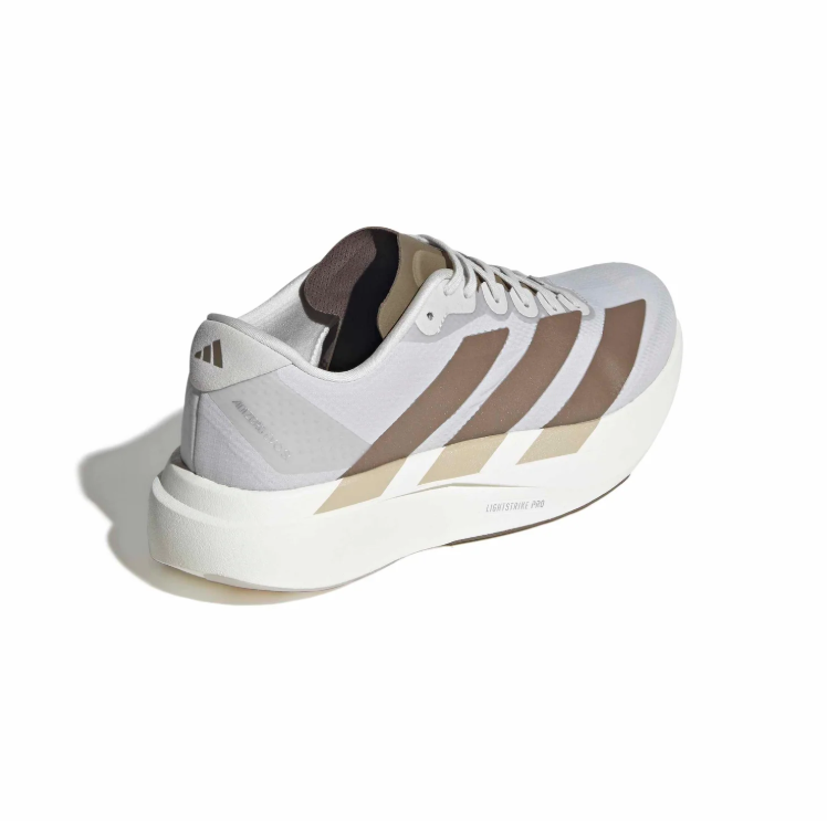 adidas Light Gray & Taupe Mesh Low-Top Lace-Up Sneakers