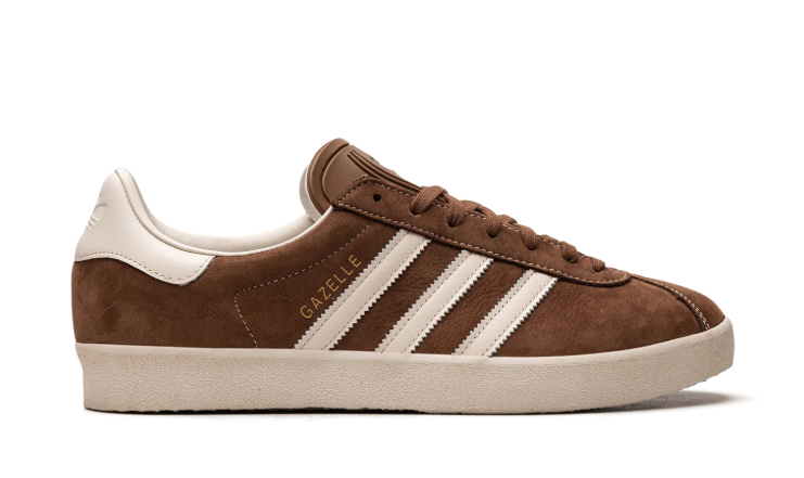 adidas Brown & Cream Contrast-Stitch Low-Top Lace-Up Sneakers