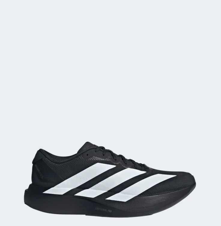 adidas Black & White Oversized 3-Stripes Low-Top Lace-Up Sneakers