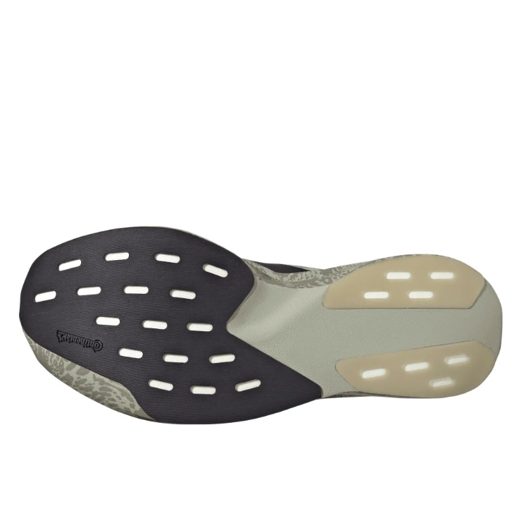 adidas Sage Gray & Black Patterned Sole Low-Top Lace-Up Sneakers