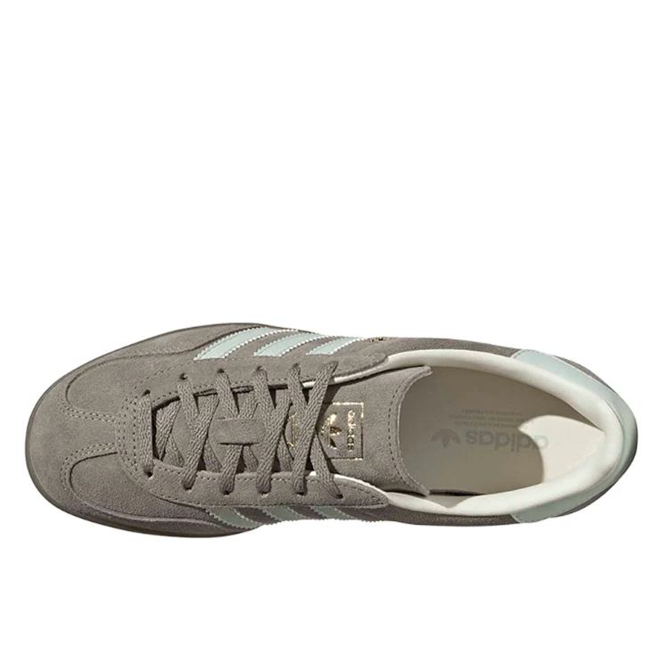 adidas Gray & Mint Green T-Toe Low-Top Lace-Up Sneakers