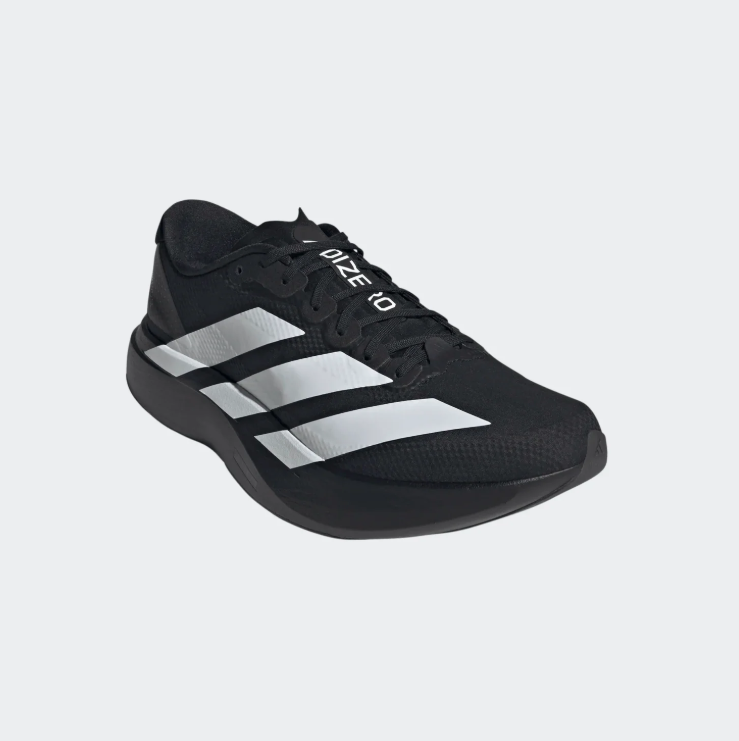 adidas Black & White Oversized 3-Stripes Low-Top Lace-Up Sneakers