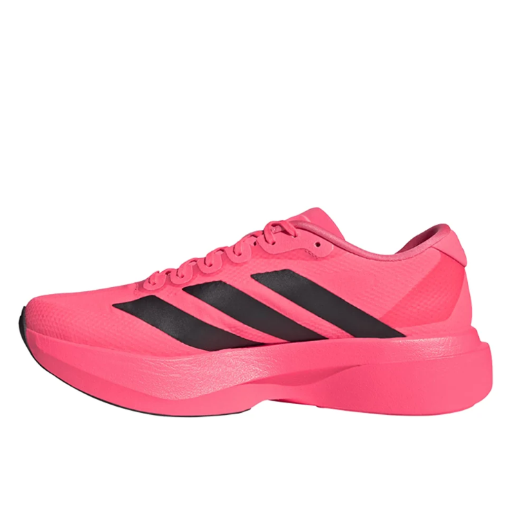 adidas Hot Pink & Black Low-Top Lace-Up Sneakers