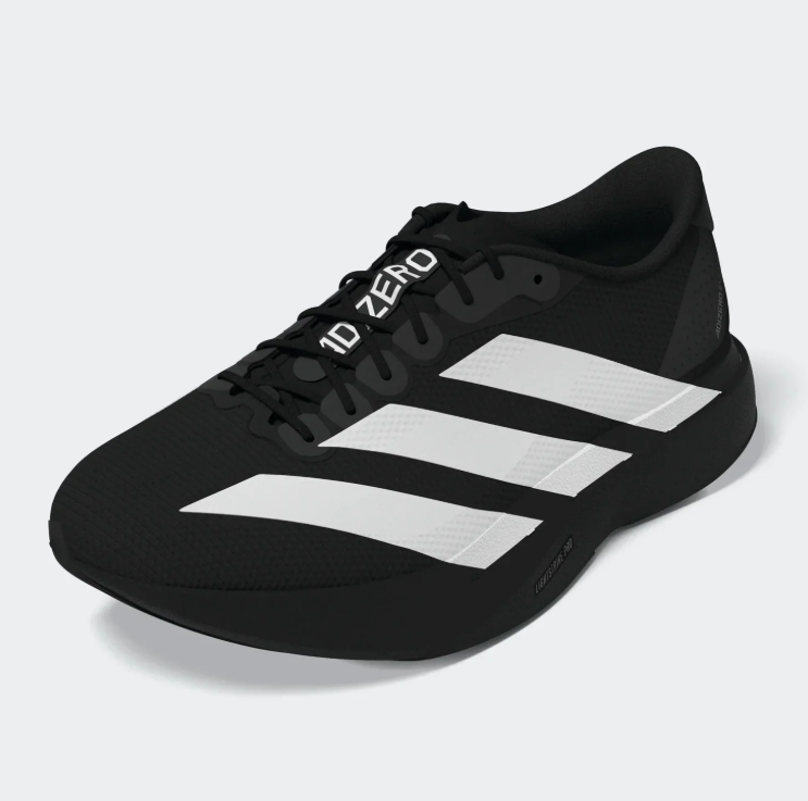 adidas Black & White Oversized 3-Stripes Low-Top Lace-Up Sneakers