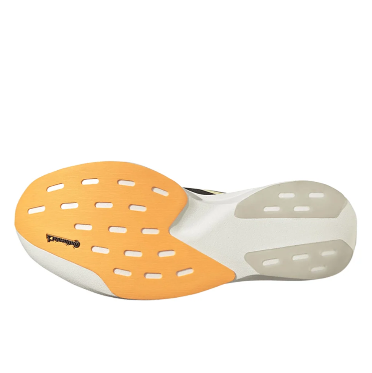 adidas White & Black Orange-Gradient Low-Top Lace-Up Sneakers