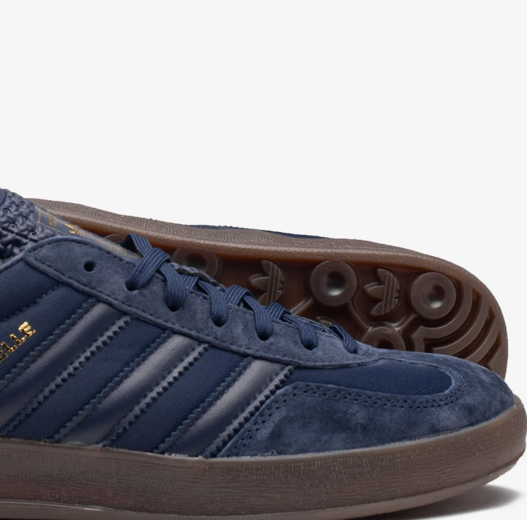 adidas Navy Blue T-Toe Low-Top Lace-Up Sneakers