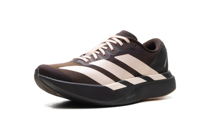 adidas Dark Brown & Cream Oversized 3-Stripes Low-Top Lace-Up Sneakers