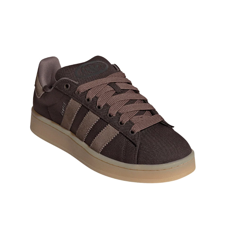 adidas Dark Brown & Taupe Textured Low-Top Lace-Up Sneakers