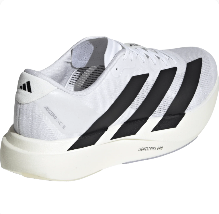 adidas White & Black Mesh Low-Top Lace-Up Sneakers
