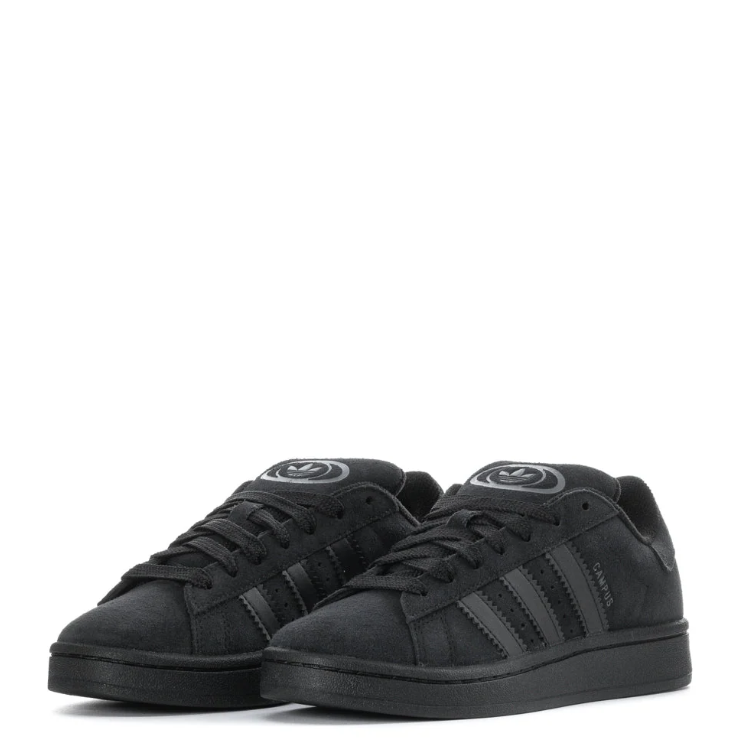 adidas Black Retro Low-Top Lace-Up Sneakers