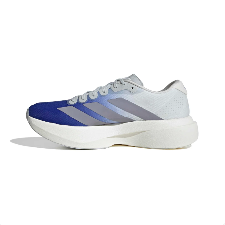 adidas White & Royal Blue Gradient Low-Top Lace-Up Sneakers